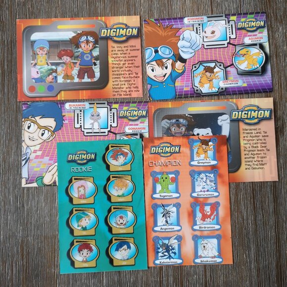 RARE 2000 Digimon Photo Pack by Panini - Picture 1 of 6